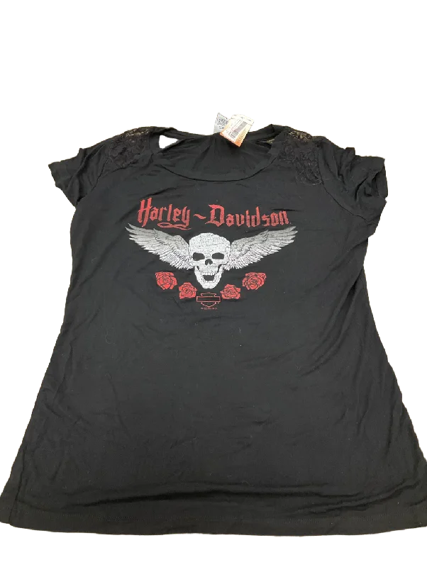 Top Short Sleeve By Harley Davidson  Size: L Monochromatic All