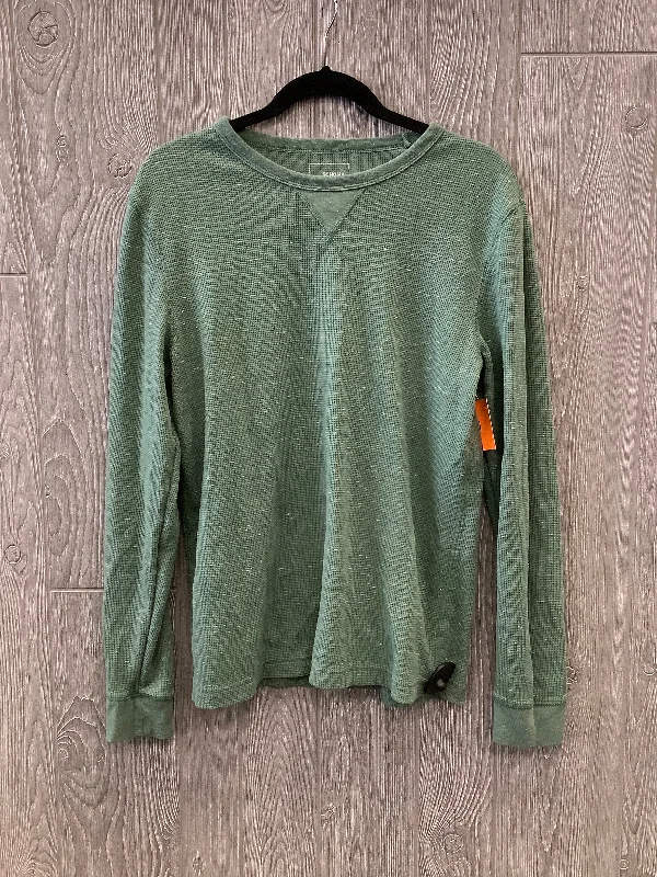 Top Long Sleeve Basic By Sonoma In Green, Size: L Classic Men's Pin