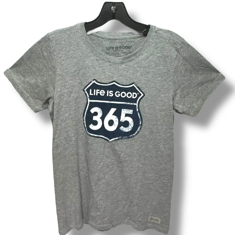 Top Short Sleeve By Life Is Good  Size: S Trendy Men's Oversized