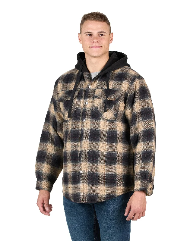 Plaid Khaki Black