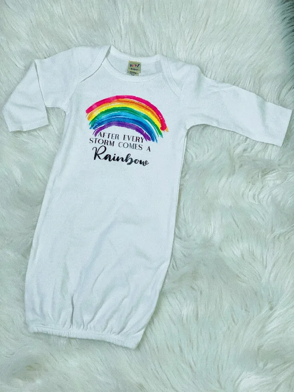 Rainbow Baby Gown Sleek Men's Contemporary 