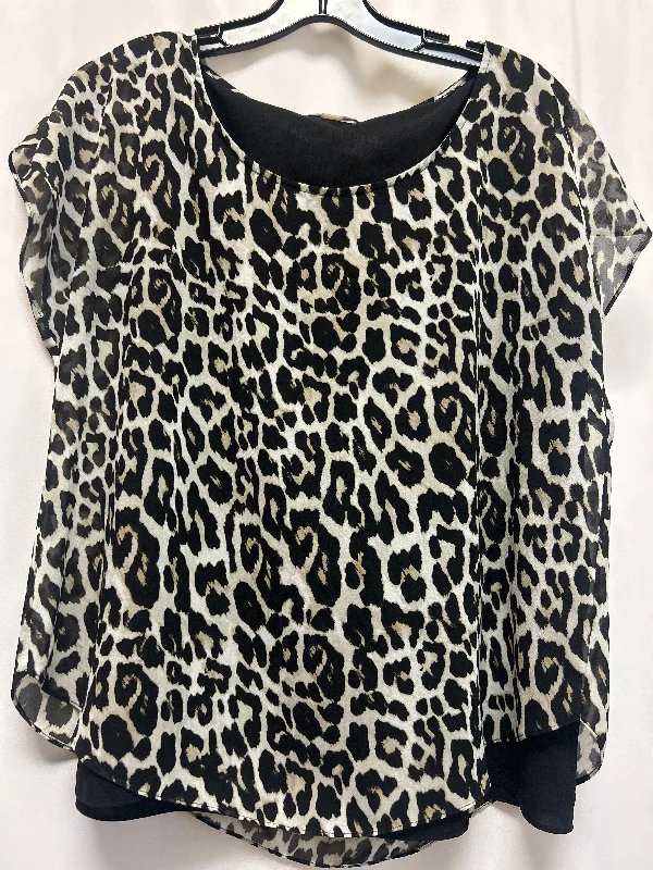 Top Short Sleeve By Calvin Klein  Size: L Monochromatic All