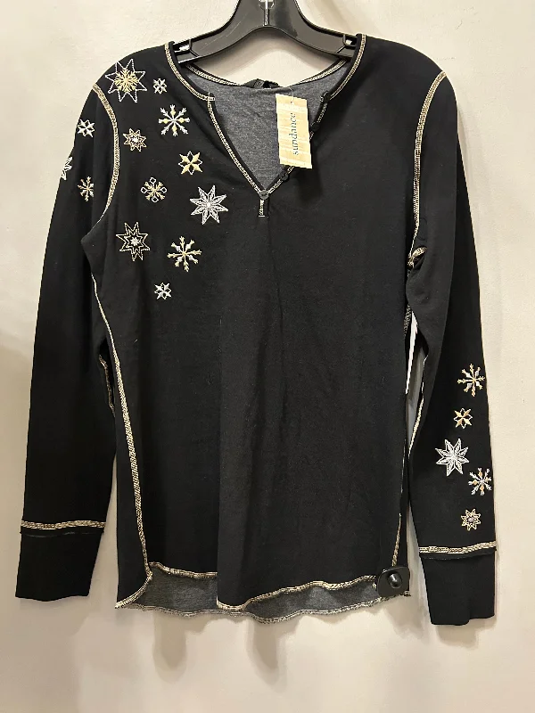 Top Long Sleeve By Alp N Rock In Black & Tan, Size: L Traditional Men's Country