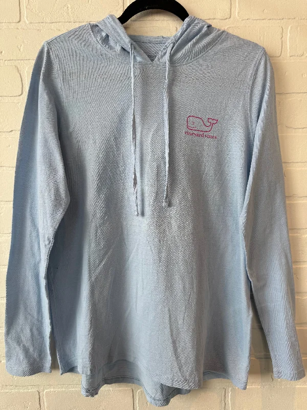 Top Long Sleeve By Vineyard Vines In Blue, Size: M Monochromatic Office Style