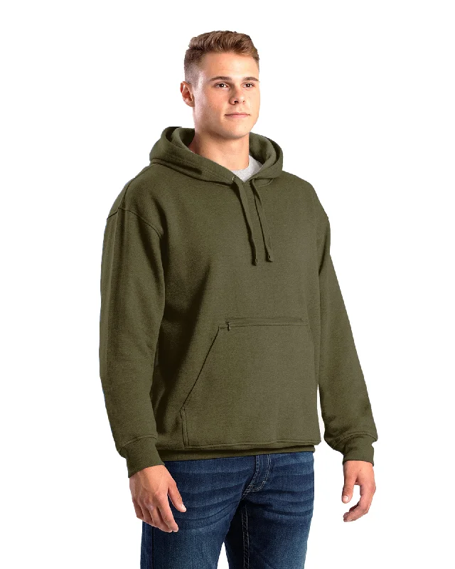 Men's Zippered Pocket Hooded Pullover Sweatshirt Artistic Men's Avant