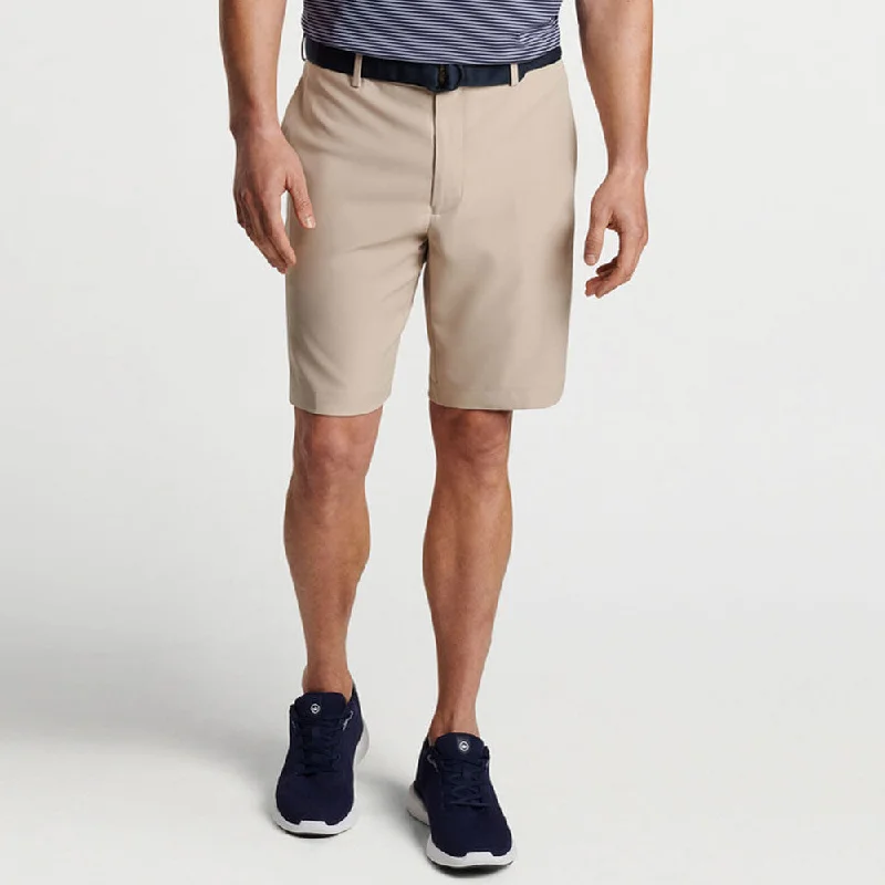 Peter Millar 9-Inch Salem High Drape Performance Shorts - Khaki* Beach