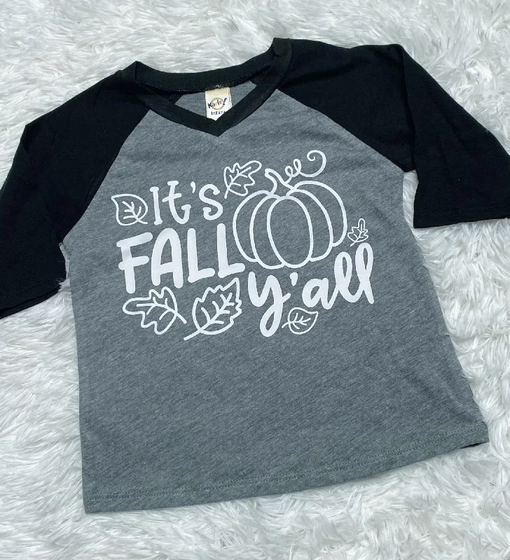 It's Fall Y'all Raglan Unique Men's Patch