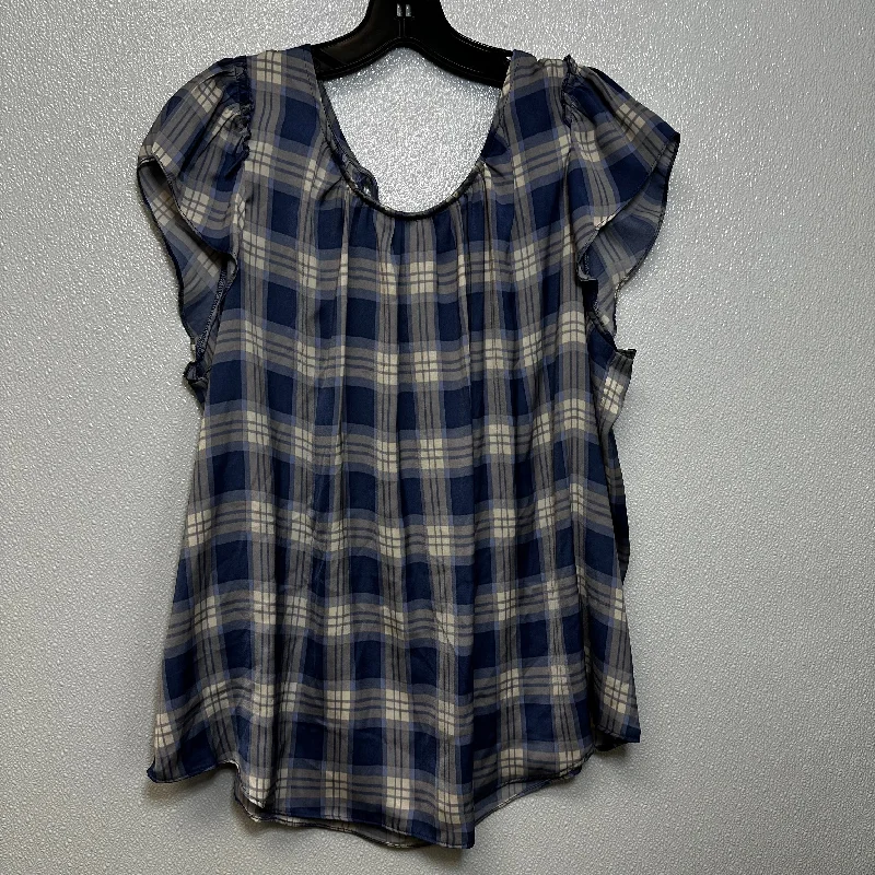 Plaid Top Sleeveless Lc Lauren Conrad, Size Xl Practical Men's Multi