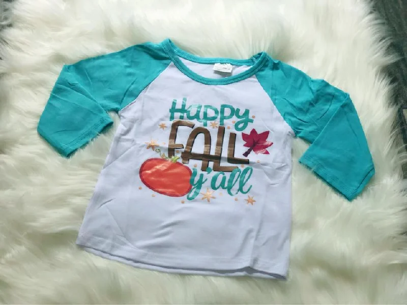 Happy Fall Yall Raglan Sophisticated Men's 