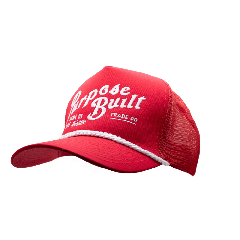 Freightline Trucker, Red Casual Men's Japanese 