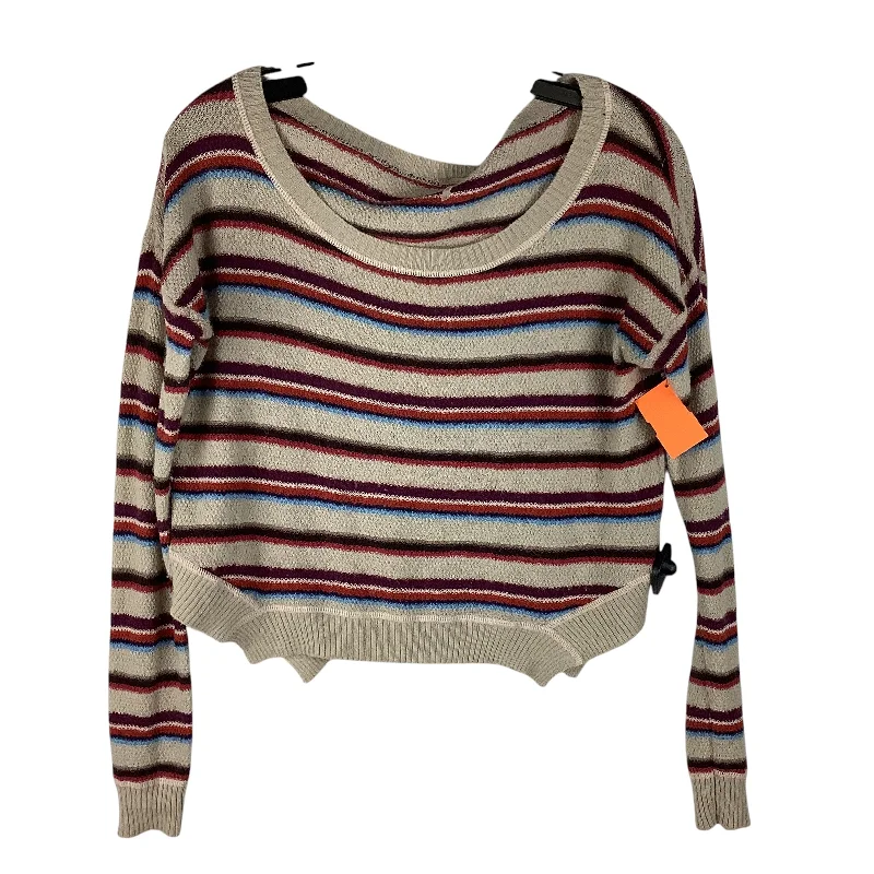 Top Long Sleeve By Free People In Striped Pattern, Size: Xs