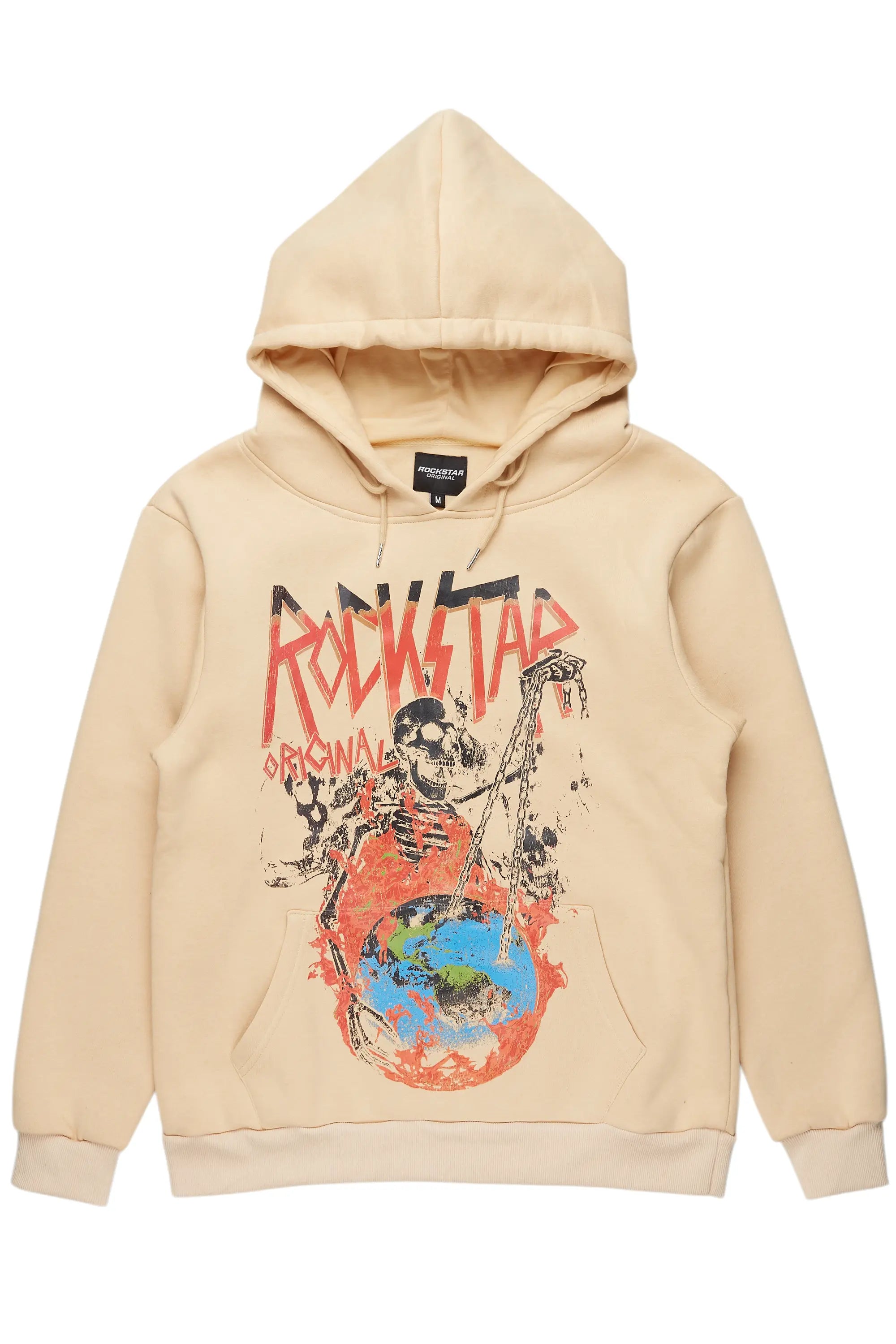 Barrett Beige Graphic Hoodie Practical Men's Quick