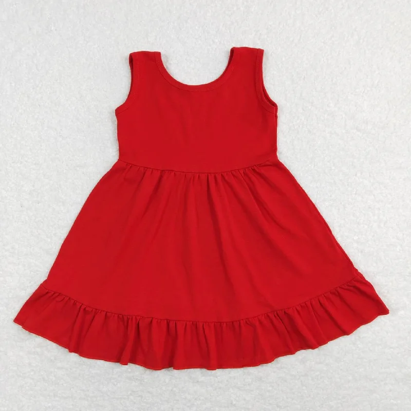 GSD0660 Red Girls Short Sleeve Dresses Tough Men's Tactical