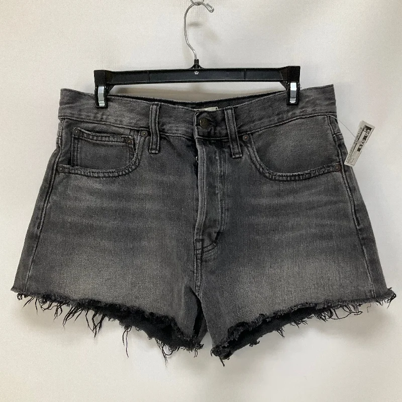 Black Denim Shorts Madewell, Size 4 Trendy Men's Bucket