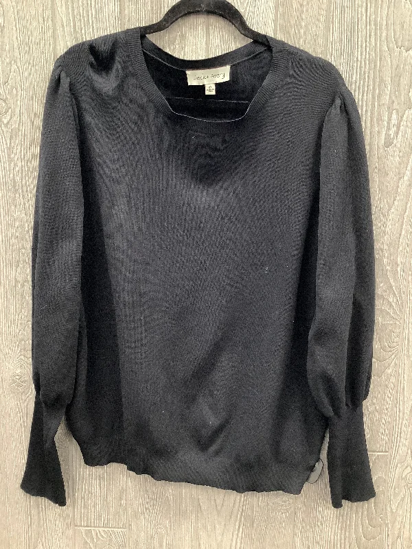 Top Long Sleeve By Cme In Black, Size: 2x Casual Men's Loose