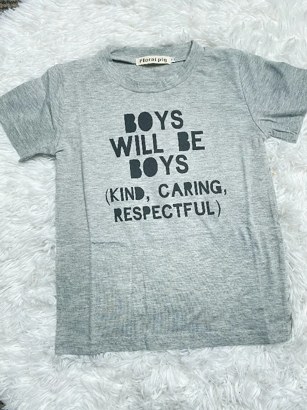 Boys will Be Boys Shirt Modern Men's Geometric