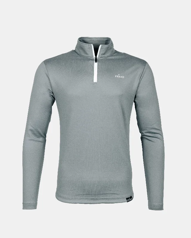 Dark Gray Classic Quarter Zip Relaxed Men's Beach