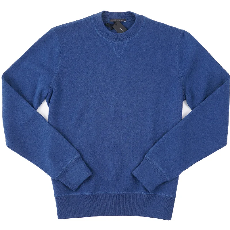 Manrico Slim-Fit Stretch Knit Cashmere Sweater Sharp Men's Italian