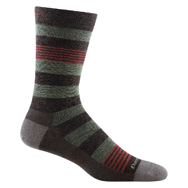 6033 Men's Oxford Crew Lightweight Lifestyle Sock Unique Men's Patch