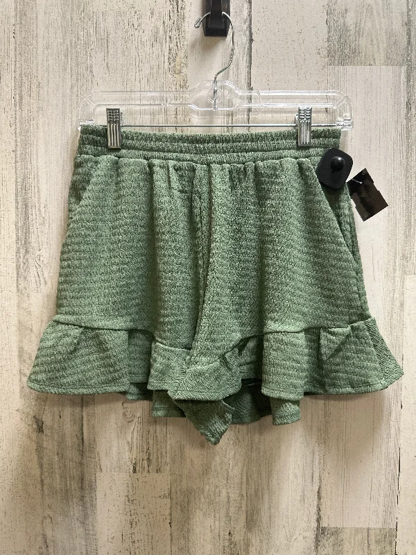 Green Shorts Lush, Size S Cool Men's Distressed