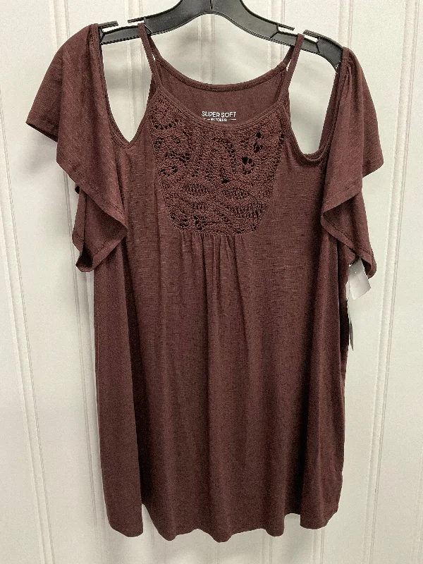 Top Ss By Torrid In Brown, Size:2X Tough Men's Tactical