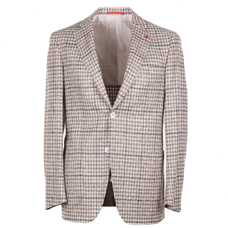 Isaia 'Sanita' Wool-Silk-Linen Sport Coat Cozy Men's Winter