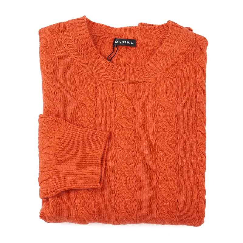 Manrico Cable Knit Cashmere Sweater