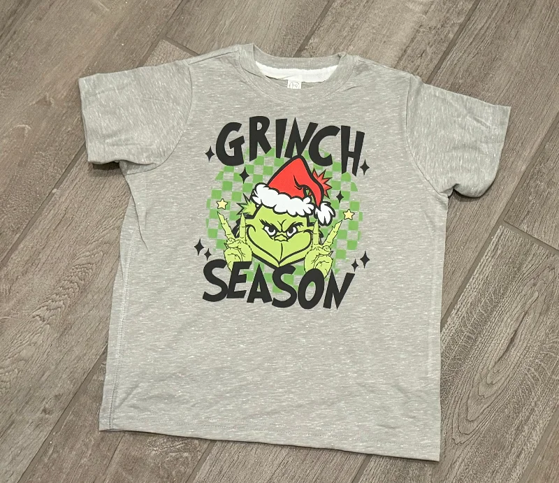 Kids Grinch Season Grinch Christmas Shirt Tough Men's Tactical