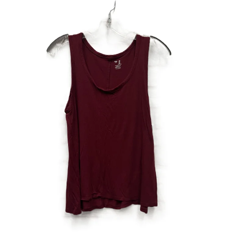 Top Sleeveless By Gap In Red, Size: M Organic