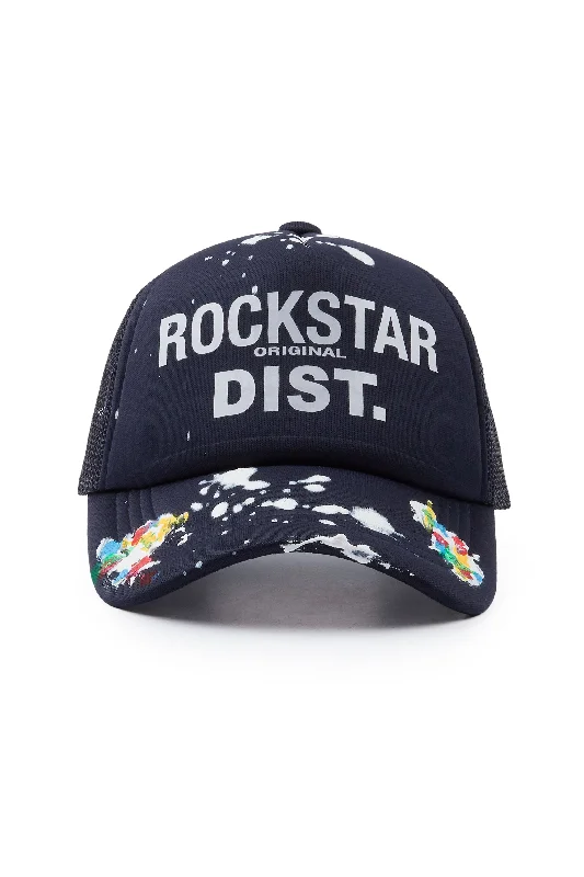 Boys Neptune Navy Trucker Hat Business