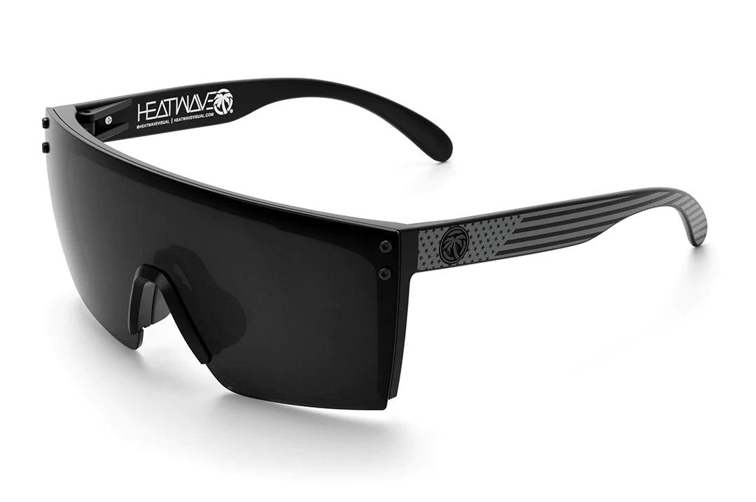 Lazer Face Sunglasses: Stars & Stripes Socom Z87 Black Polarized Traditional Men's Country