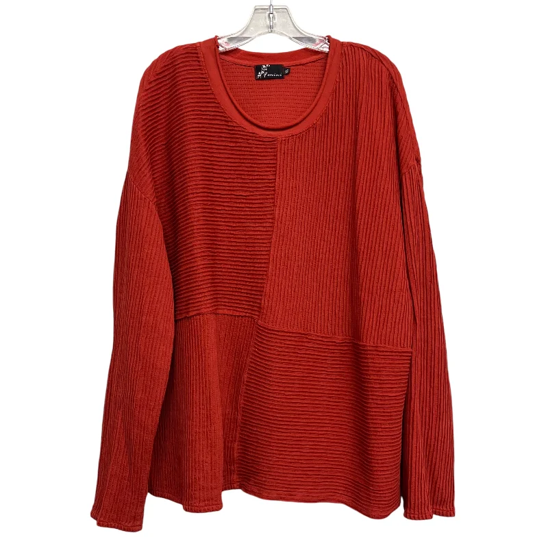 Top Ls By Fenini In Red, Size:Xl Classic Men's Pin