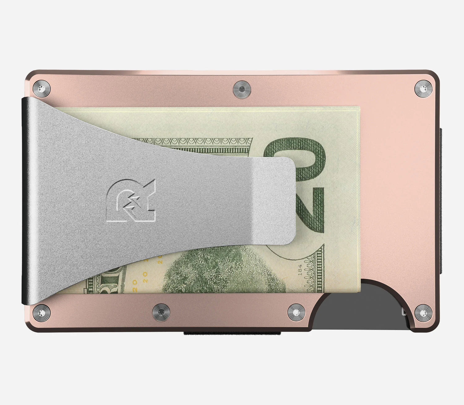 Ridge Wallet Money Clip - Rose Gold Masculine Men's 