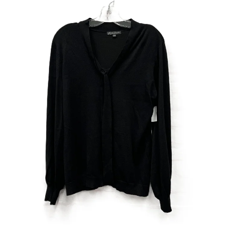 Top Long Sleeve By Adrianna Papell In Black, Size: L Hip Men's Urban