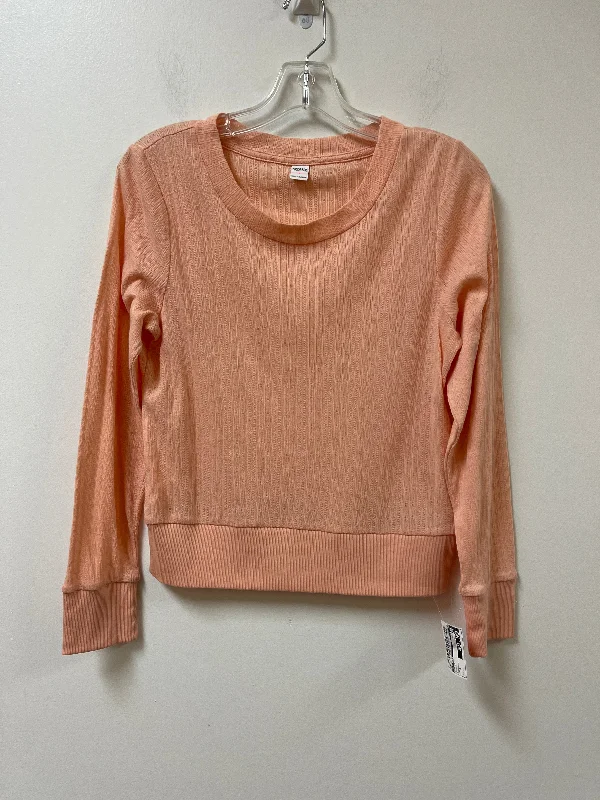 Top Long Sleeve By Old Navy In Peach, Size: S Refined Men's Velvet