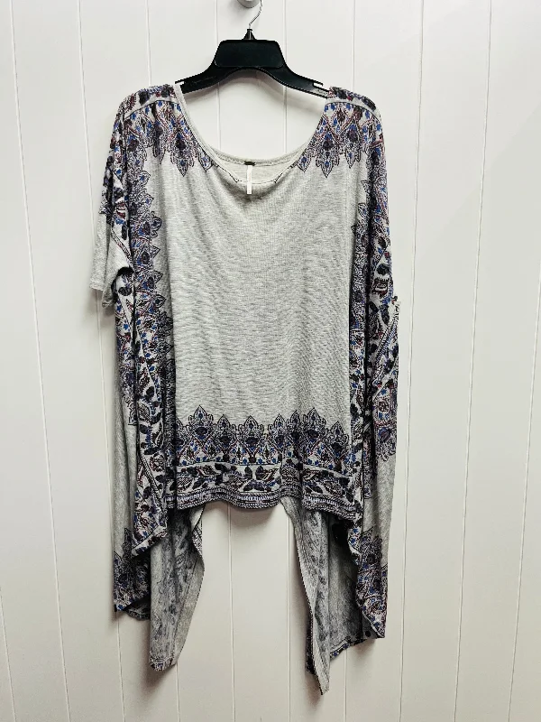 Top Long Sleeve By We The Free In Grey, Size: M