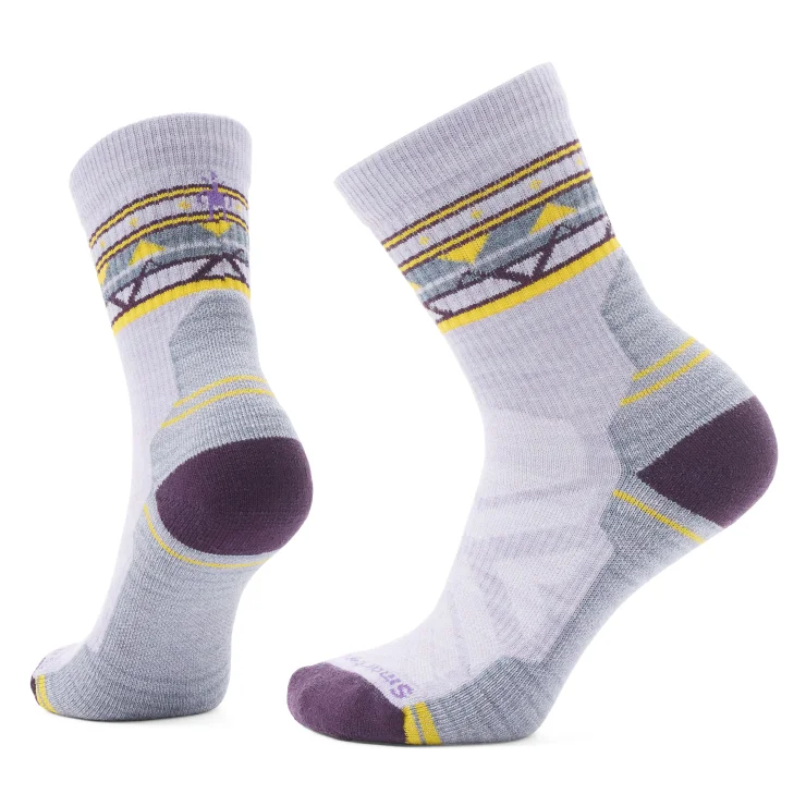 Women's Hike Light Cushion Zig Zag Valley Mid Crew Socks Sophisticated Men's 