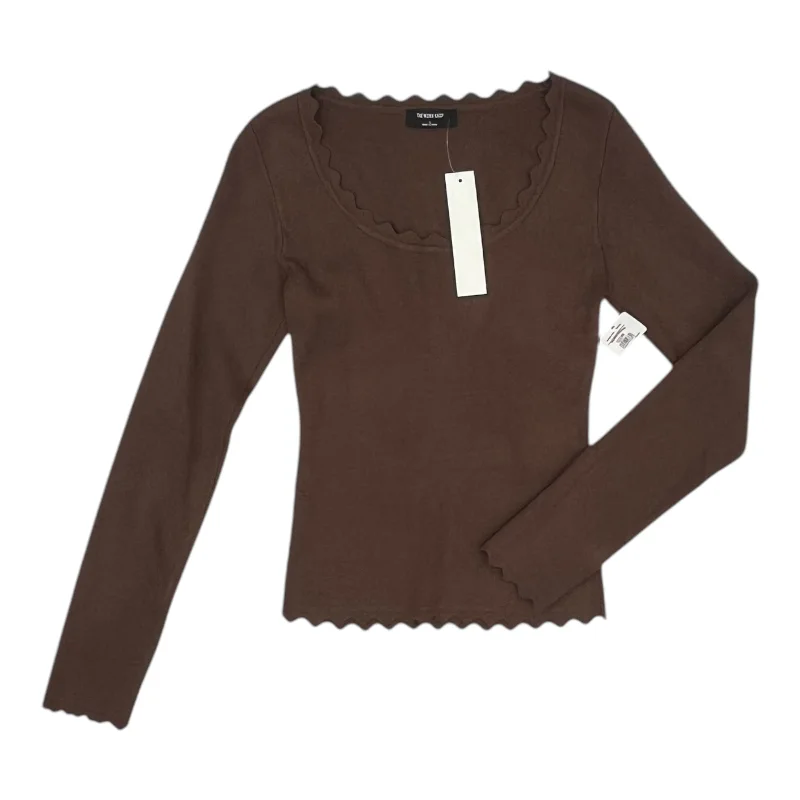 Top Ls By Workshop In Brown, Size:L Casual Men's Short