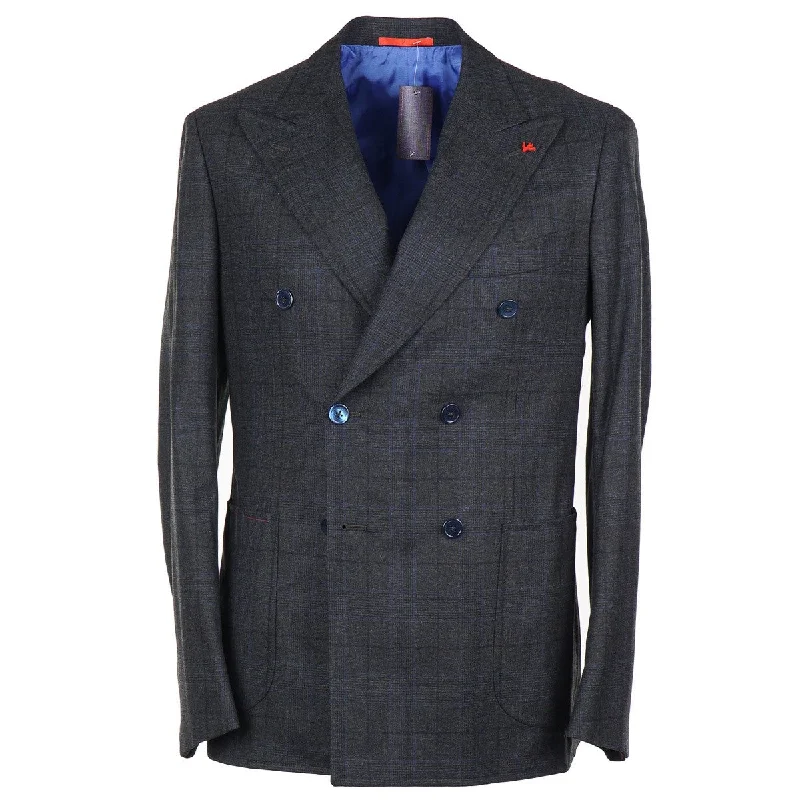 Isaia Slim Fit Wool-Cashmere Suit Stylish Men's Neon