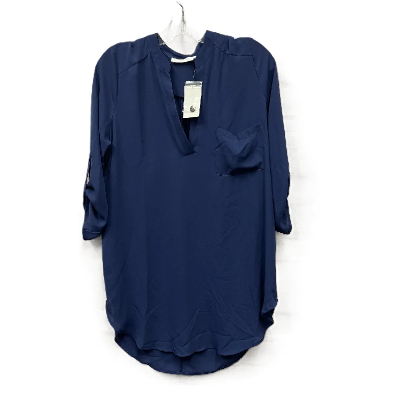 Top 3/4 Sleeve By Lush In Blue, Size: M Dynamic Men's Moto