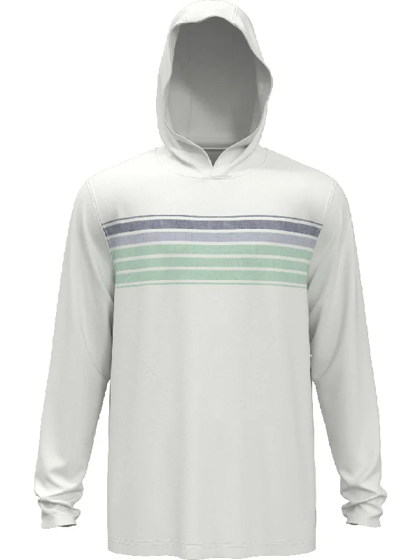 Men's Chest Stripe Printed Hoodie Elegant Men's Cashmere