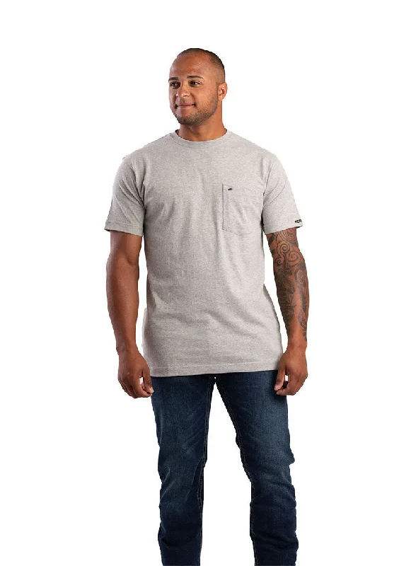 Heavyweight Short Sleeve Pocket T-Shirt Streetwear Style