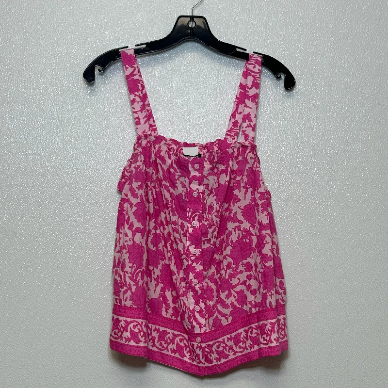 Pink Top Sleeveless J Crew, Size M Refined Men's Hand