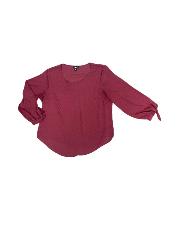 Top Long Sleeve By Alyx In Red, Size: 2x Minimalist Men's Casual 