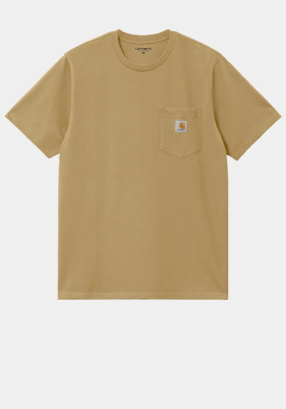 Carhartt WIP Pocket Crew Neck T-Shirt, Agate Practical Men's Quick