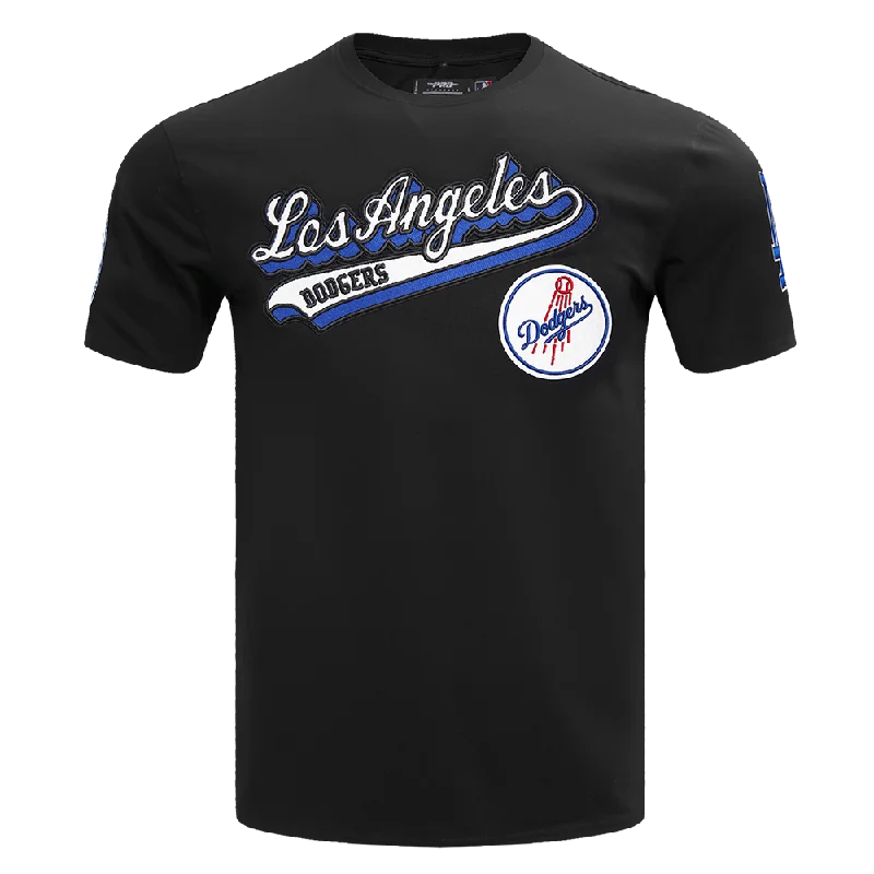 MLB LOS ANGELES DODGERS SCRIPT TAIL MEN'S TOPS (BLACK) Cozy Men's Winter