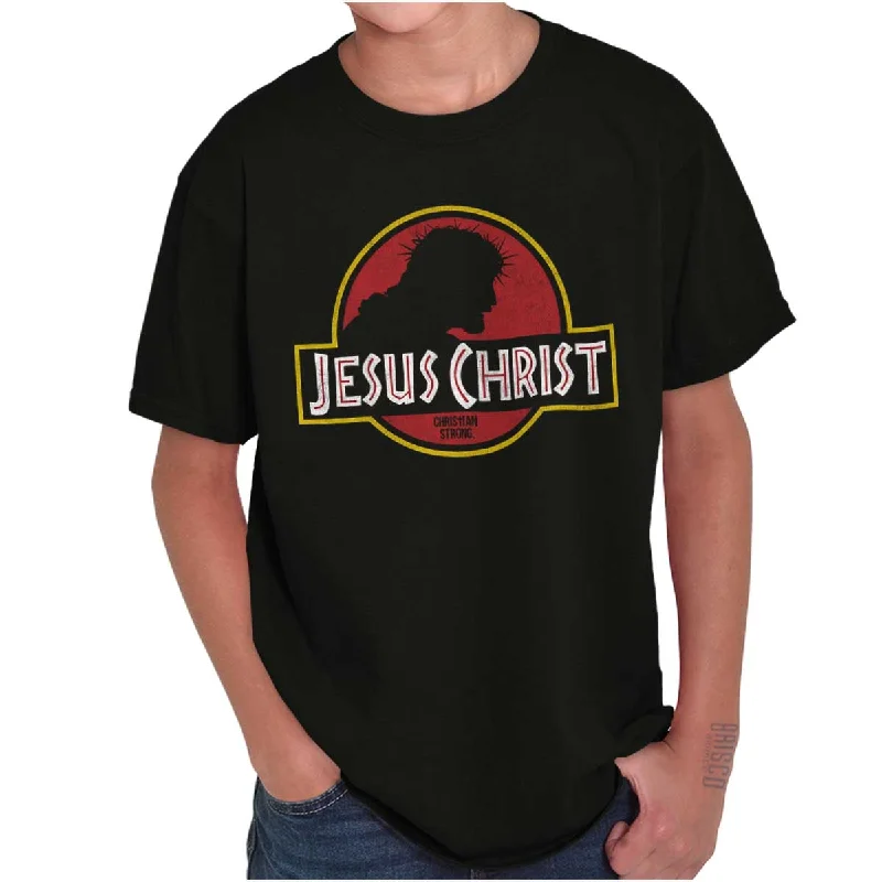 Jesus Jurassic Christ Youth T Shirt Street