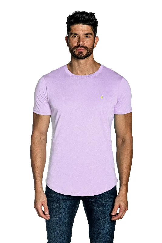 Lavender Mens Tee Lightning Embroidery TEE-86 Classic Men's Pin