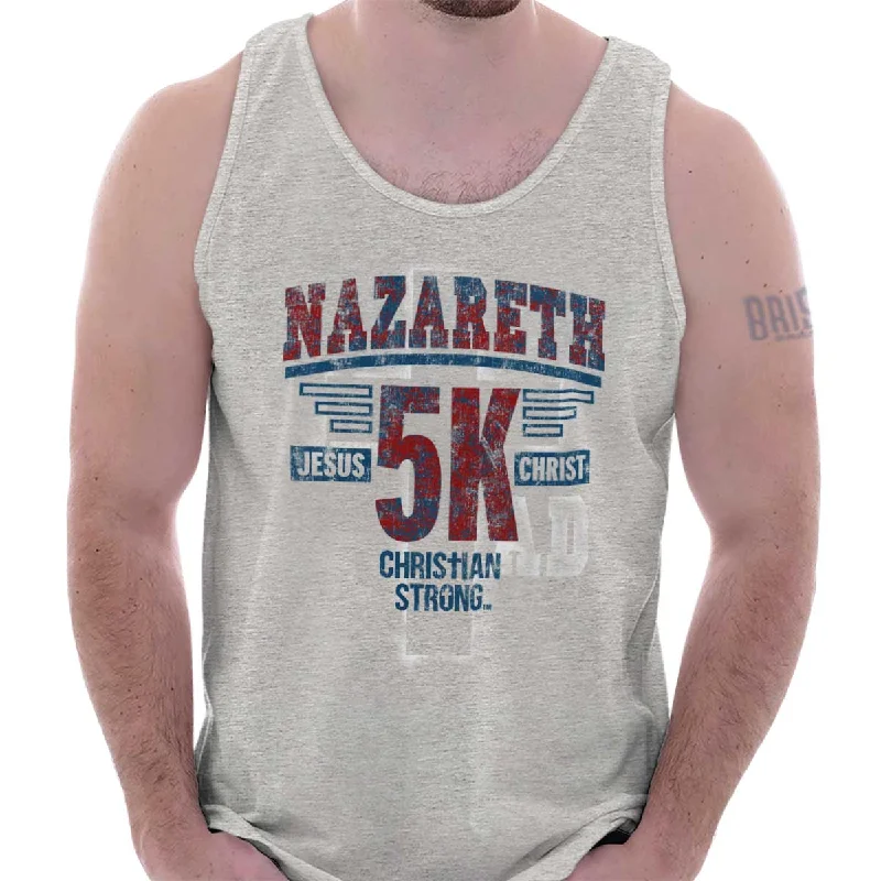 Nazareth 5k Christian Tank Top Dynamic Men's Glow