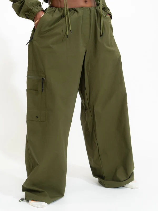 Unsorted x Cargo parachute pant Traditional Men's Wool